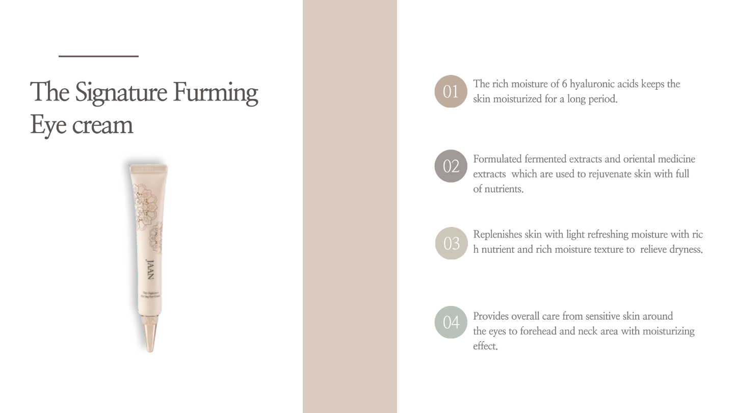 Jaan The Signature Firming Eye Cream 20ml 상세이미지 2